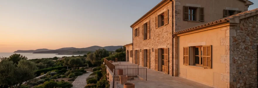 Villa secondaire silencieuse au crepuscule, illustrant le potentiel inexploite d'une residence secondaire